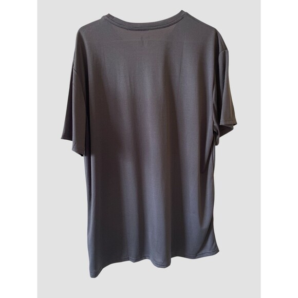 Fila Performance Dri Training Tee Shirt Gray with Red Men’s size XL NWT - Picture 3 of 5